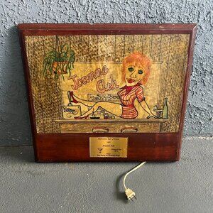 Vintage 1987 Bar Sign